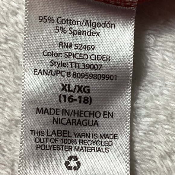 Time and Tru: Women's Cami Tank Top, Dark Orange, Size XL (16-18) - Picture 3 of 7